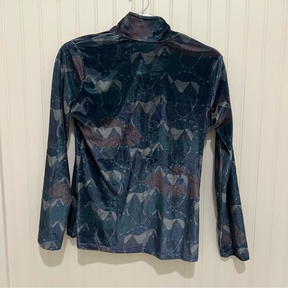 Ronner Sport Equestrian Qzip Velour Horse Print - Picture 7 of 7